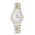 Citizen Women's Two Tone Bracelet Watch W/ Mother-of Pearl Dial